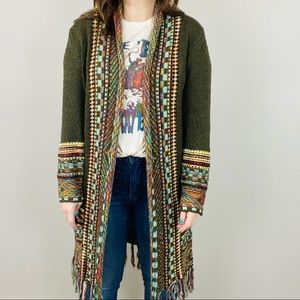 Very Moda Multicolor Knit Cardigan